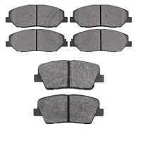 Set BeläGe Schuhe BremsbeläGe Vorne Und Hinten FüR Hyundai Santa Fe Iii