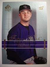 2003 SP AUTHENTICS FUTURE WATCH RYAN CAMERON # 165 ROCKIES    BOX50
