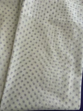 Pottery Barn Kids Toddler Sheet White Purple Dots EUC