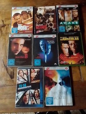15 DVD's Blockbuster z. T. TV Movie Edition mit Paul Walker, Ben Affleck, Usw.