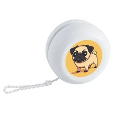 'Cute Pug Standing' Retro Style Yo-Yo (YY00044216)