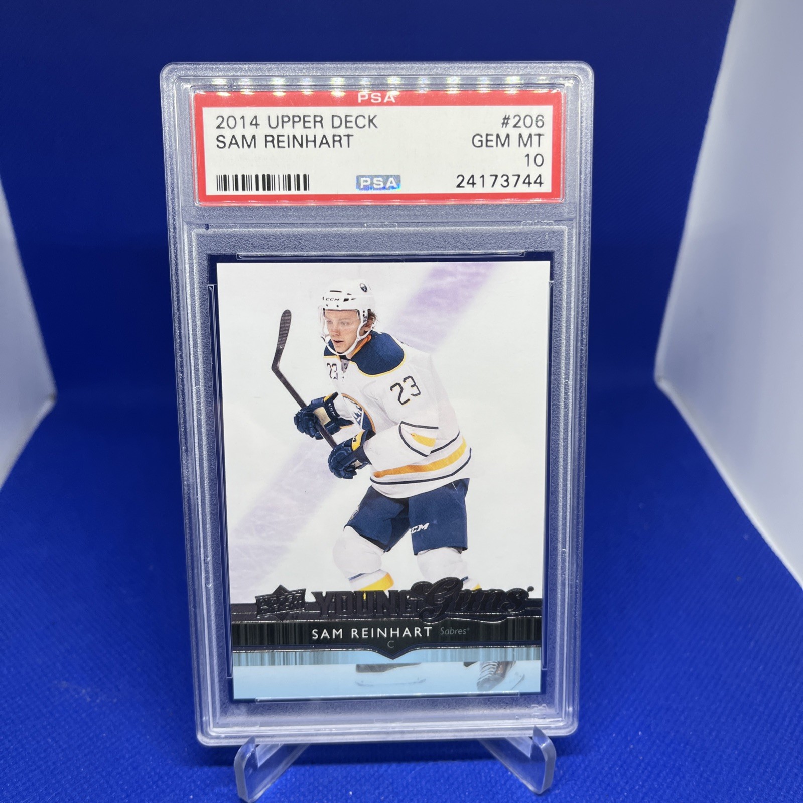 2014 Upper Deck Young Guns #206 Sam Reinhart RC Rookie PSA 10 Gem Mint