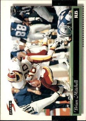1996 Score #91 Brian Mitchell