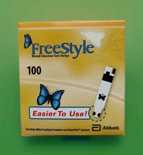 (EXP. JUNE 2025)🍁(100ct) Freestyle | Glucose Test Strip | New Sealed