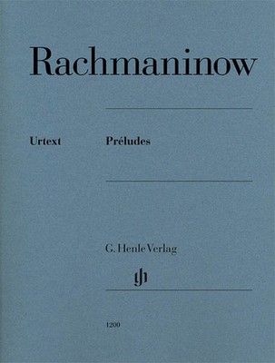 Rachmaninoff 24 Preludes Piano Solo Classical Sheet Music Henle Urtext Book