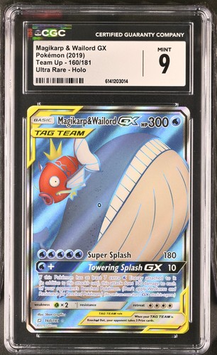 Magikarp & Wailord-GX graded CGC 9 for sale on eBay