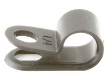3/16" Black Nylon Cable Clamps - pack of 50