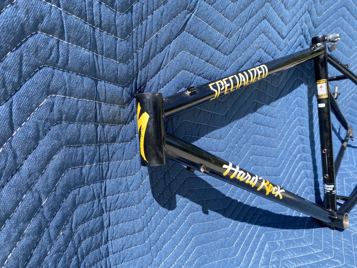 Vintage 1992 Specialized HardRock Black Bike Frame & Fork 