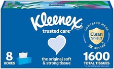 Facial Tissues 8 Flat Boxes 200 Each