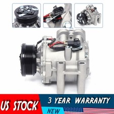 For Chevy Trailblazer GMC Envoy 4.2L 2002-2009 Air Conditioner Compressor+Clutch
