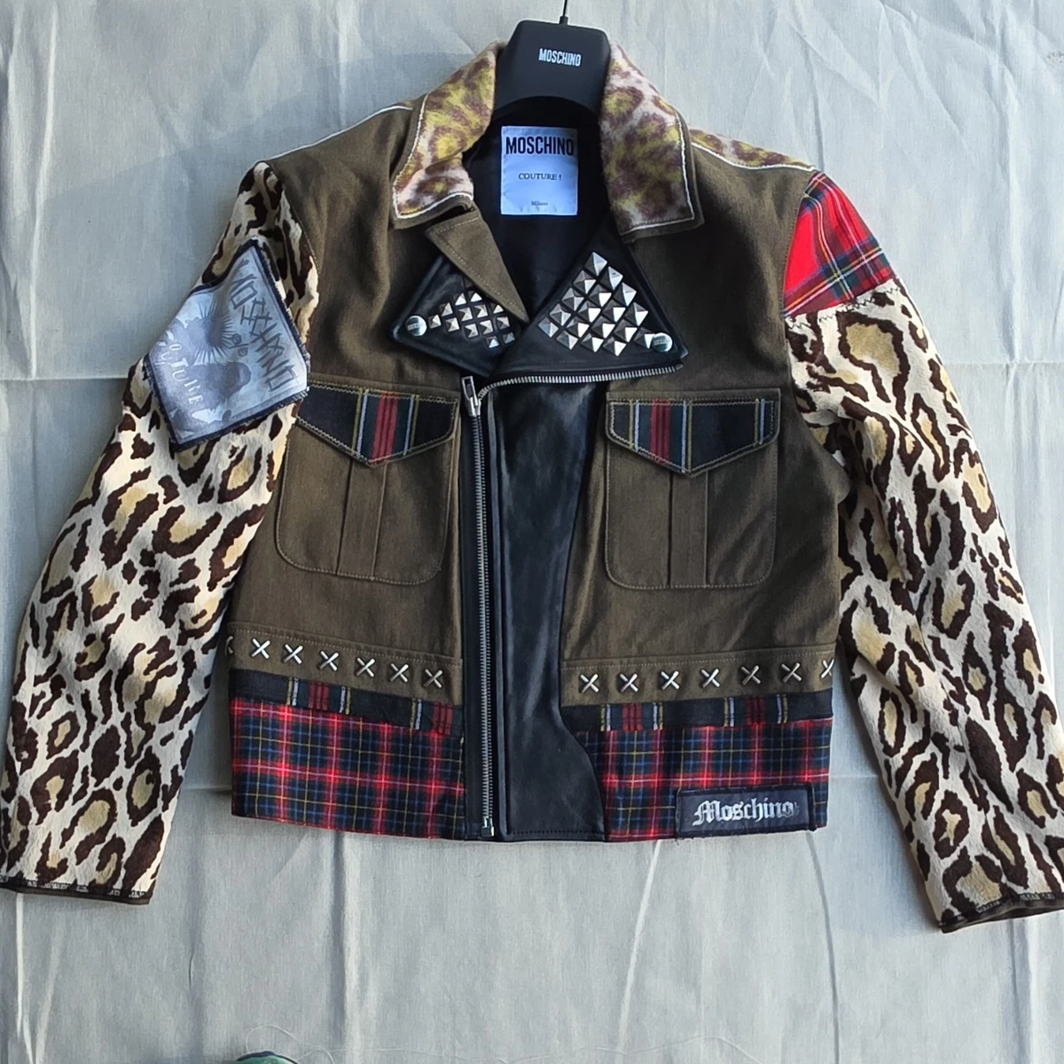 Moschino Leather Outer Shell Coats, Jackets & Vests for Men for