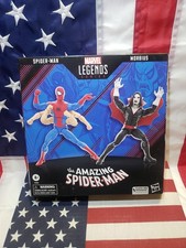 MARVEL LEGENDS SERIES 6 ARM SPIDER-MAN & MORBIUS 2 PACK EXCLUSIVE ACTION FIGURES