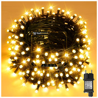 Lichterkette 20M 200Er LED Warmweiß Mit Timer 8 Modi Wasserdicht FüR AußEn Innen