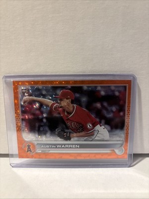2022 Topps Series 2 - Austin Warren #495 Orange Foilboard /299 (RC)