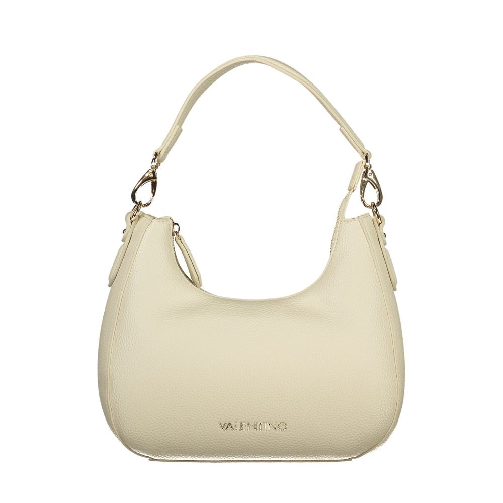 Beige Polyurethane Women's Bag with Shoulder Strap - MA-41072