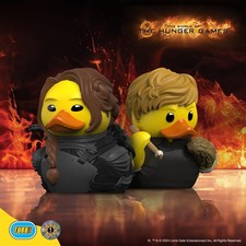 TUBBZ 1ST Edition Hunger Games: Peeta Mellark &  Katniss Everdeen Duck JEEP