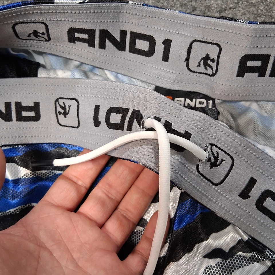 Y 1 Pantalón Corto Baloncesto Hombre Grande Azul Tigre Camuflaje 100% Poliéster Foto 4 de 4