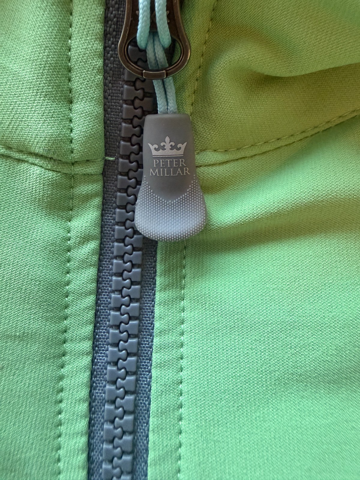 Peter Millar Element Wind Jacket Mens M Green Ful… - image 6