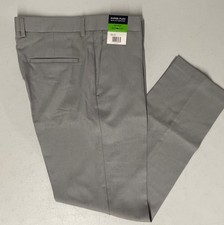 KENNETH COLE REACTION Men's Techni Slim Fit Performance Dress Pants GRAY 32x30