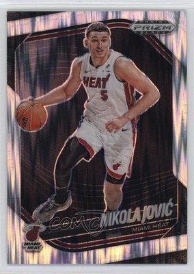 2024-25 Panini Prizm Black Skewed Prizm 182/249 Nikola Jovic #194 09p1
