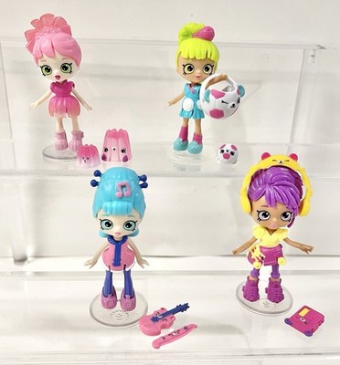 Lil Shoppies Lot Season 3 Shopkins Doll Jellica Ballinda Skatlyn Violette Petkin