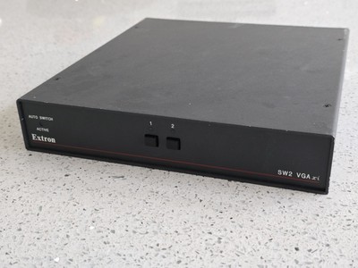 Extron SW2 VGA Xi Switcher Switch with power supply | 2 Input To 1 Output 