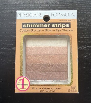 PHYSICIANS FORMULA Shimmer Strips Bronzer Blush Eye RIVIERA Shimmer Strips 2719