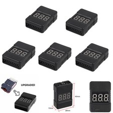 5pcs 1-8S Lipo Battery Low Voltage Power Display Tester Monitor Buzzer Alarm