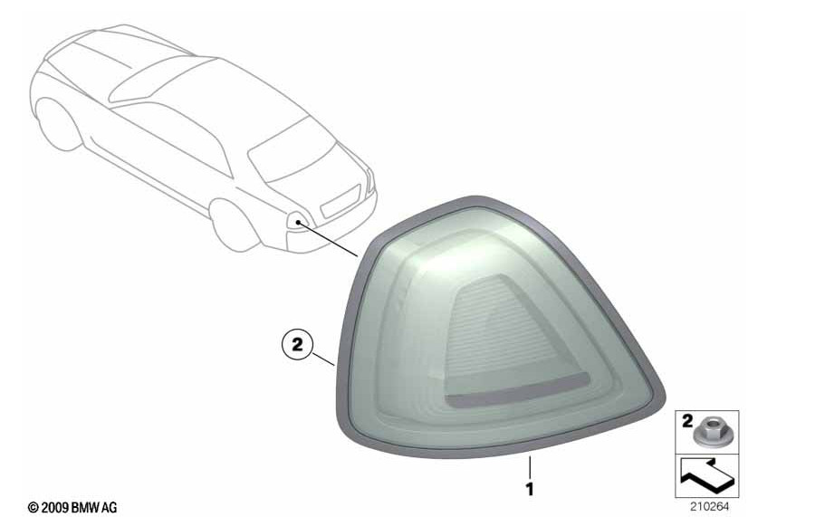 Rolls-Royce Dawn 2017-2023 REAR+RIGHT Tail light