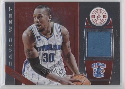 2013-14 Totally Certified Memorabilia Totally Red 62/199 David West #152 0s3