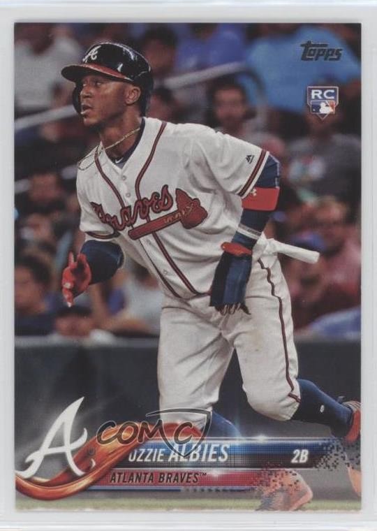 2018 Topps Ozzie Albies (White Jersey) #276 h6c