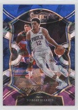 2020 Select Concourse Blue White Purple Cracked Ice Prizm Tobias Harris #11 0j4b