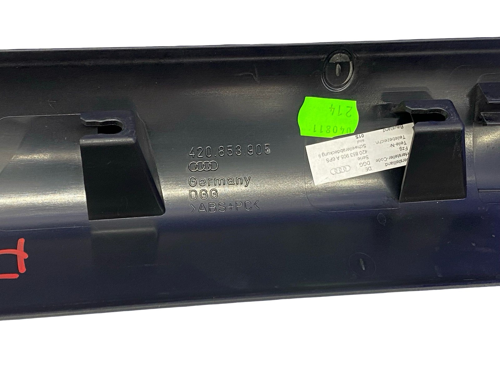 2008-2015 Audi R8 v10 Oem Front left right inner door sill trim cover panel set