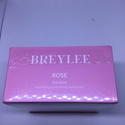   BREYLEE Pink Rose Under Eye Dark Circle Mask Treatments Exp 12/04/25