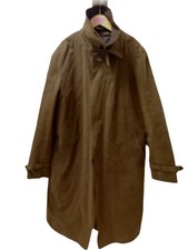 MARKS & SPENCER Men's Vintage Collection Luxury Brown Coat Quilted Lining XXL 