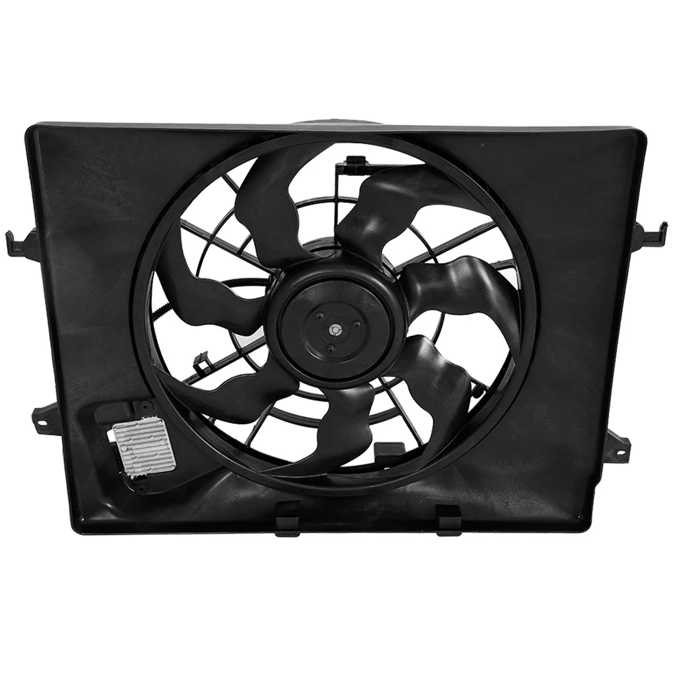 Ventilador de refrigeración del radiador HY3115150 KA67022A para Kia Optima Hyundai Sonata 2014-2015 Foto 4 de 4