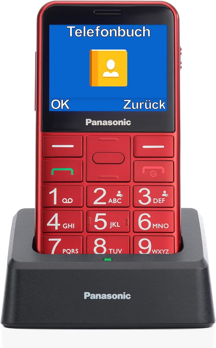 Panasonic KX-TU155EXRN Red Dual Sim - (Garanzia Italia - No Brand)