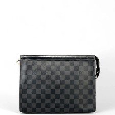 Louis Vuitton Pochette Voyage Mm Black Damier Graphite ym052726j3r