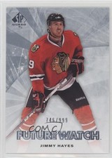 2011-12 SP Authentic Future Watch 746/999 Jimmy Hayes #188 5a8