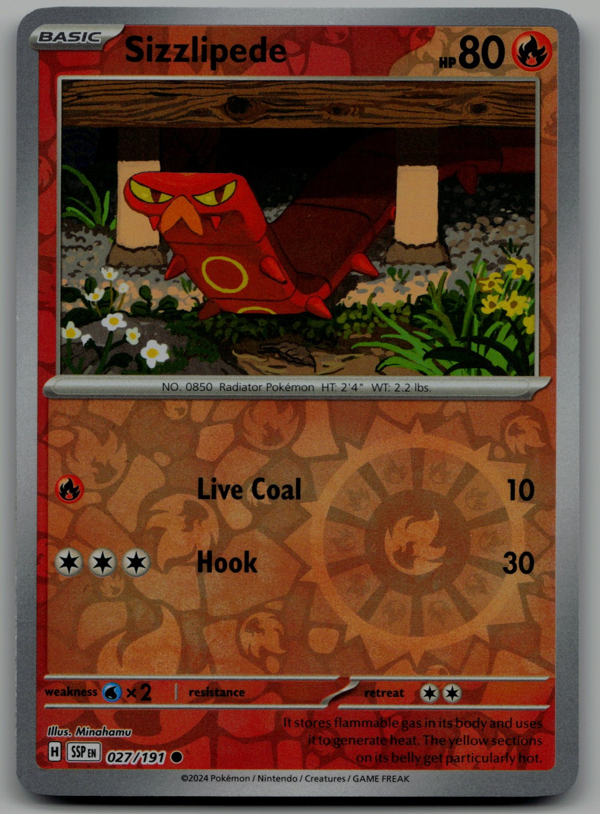 Sizzlipede Common SV08: Surging Sparks 027/191 NM