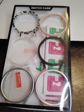 6-Pack Colorful Watch Cases for Galaxy Watch 6 44mm Screen Protectors