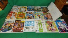 Nintendo Wii Game Lot 18 Games. lot play sports dance alice loser bands super ka