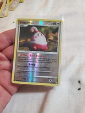 LP Happiny 52/123 Reverse Holo Mysterious Treasures Pokemon TCG 2007 LP