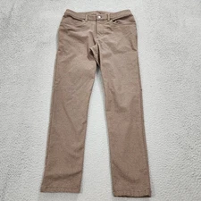 Patagonia Pants Mens 31 Brown Burnt Caramel ABC Slim Tech Canvas Performance