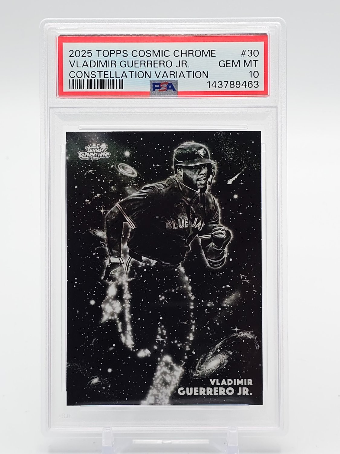 VLADIMIR GUERRERO JR. 2025 TOPPS COSMIC CHROME CONSTELLATION VAR PSA 10 Q2596