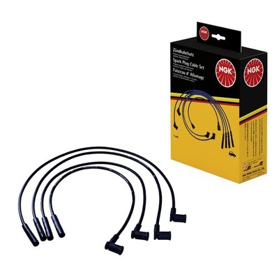 Zündleitungssatz 4 Kabel schwarz NGK Aftermarket-Expertise für u.a. FORD KA