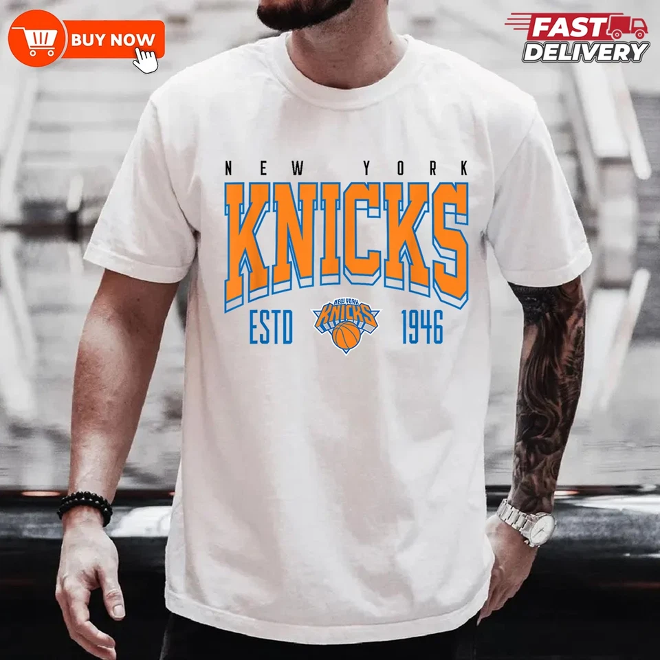 Camiseta de baloncesto de la NBA New York Knicks probada en batalla - multicolores, S-5XL Foto 2 de 4