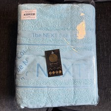 Bran New The Next Collection X3 Bath Towels 90x150cm Sealed Package Brand New