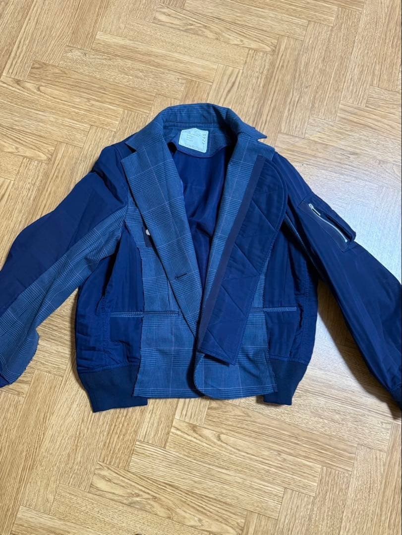 sacai Navy Jacket 1 Made in Japan