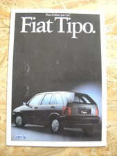 BROCHURE CATALOGUE FIAT TIPO